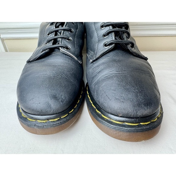 Vintage Dr. Martens 1460 Made In England Black‎ Leather Boots 8-Eye Combat Shoes main image 11